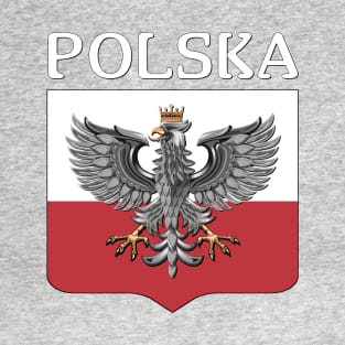 POLSKA - Polish Eagle and Shield T-Shirt